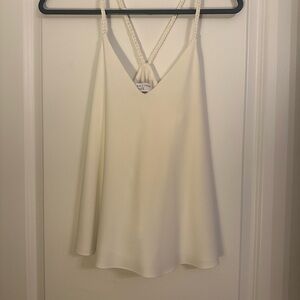 INTERMIX Cream Chiffon Blouse